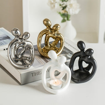 Couple Ceramic Candle Cup
